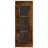 Highboard Smoked Oak 34.5x34x180 cm Engineered Wood 3199518