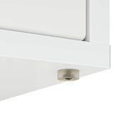 Cat House Gloss White 42.5 x 40 x 53.5 cm Engineered Wood 8000693