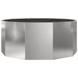 Planter Silver 120 x 120 x 50 cm Stainless Steel 883749