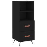 Sideboard Black 34.5x34x90 cm Engineered Wood 828637