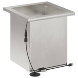 Garden Planter with LED Silver 30 x 30 x 30 cm Stainless Steel 8008064