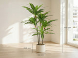 150cm Lifelike Fake Tree, Artificial Dracaena Tree with Bendable Trunks, Green T3398P548785