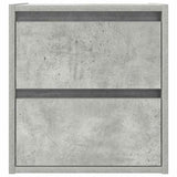 Wall-mounted Bedside Cabinets 2 pcs Concrete Grey 38x34x40 cm 861254