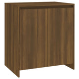 ZNTS Sideboard Brown Oak 70x41x75 cm Engineered Wood 813004