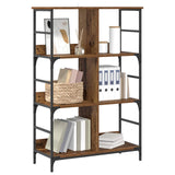 Bookshelf Old wood 78.5 x 33 x 117.5 cm metal PB 8010889