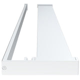 Shower Shelf for Walk-in Shower Wall Chrome 80 cm Aluminium 153620