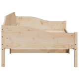 Bed Frame without Mattress 90x190 cm Single Solid Wood Pine 850917