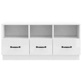 TV Cabinet High Gloss White 102 x 34.5 x 47 cm Engineered Wood 895369