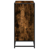 Book Cabinet Smoked Oak 80.5x35x76 cm Engineered Wood 849106