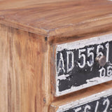 Bedside Cabinet 30x30x51 cm Solid Mahogany Wood 283921