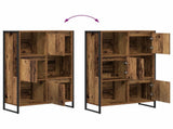 Book Cabinet Old Wood 68 x 30 x 108.5 cm Engineered Wood 886544