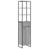 Bathroom Furniture Set with Drawer Grey Sonoma Engineered Wood 3403055