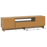LED TV Cabinet Artisan Oak Engineered Wood 896034