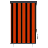 Outdoor Roller Blind 100x250 cm Orange and Brown 145960
