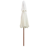 Parasol Cream White Polyester cover Large Adjustable Armrests 42964