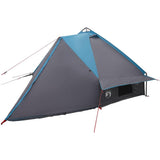 Teepee Tent 6-Person with Roof Blue and Grey 431 x 366 x 185 cm 42004072