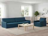 Sofa Set 2 pcs Blue Velvet 3433238