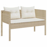 Garden Sofa Set 6 pcs Beige and cream Poly Rattan 4104703