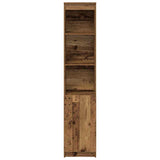 Highboard Old Wood 37.5x35x180 cm Engineered Wood 861677