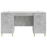Desk Concrete Grey Engineered Wood 142.5 x 50 x 75 cm 3414615