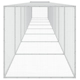 Chicken Cage with Roof Anthracite 803x98x90 cm Galvanised Steel 3189042