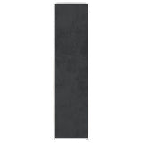 Fabric Wardrobe with Compartments and Rods 45x150x176 cm Black 240495