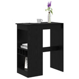 Bar Table Black Oak 90 x 47.5 x 103.5 cm Engineered Wood 8003917