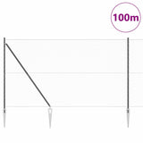 Welded Wire Fence with Spikes 100 x 1.6 m 3353321