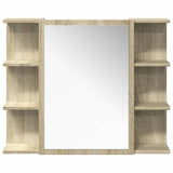 4 Piece Bathroom Furniture set Sonoma Oak Engineered Wood 3324970