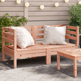 Garden Sofas Corner 2 pcs Solid Wood Douglas 837989