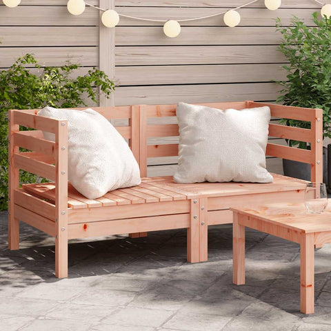 Garden Sofas Corner 2 pcs Solid Wood Douglas 837989