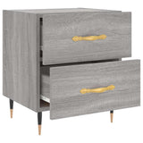 Bedside Cabinet Grey Sonoma 40x35x47.5 cm Engineered Wood 827272