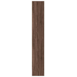 Highboard with LED Brown Oak 69x32.5x200 cm Engineered Wood 3307911