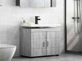 Bathroom Cabinet Set TULUM Grey Sonoma 60 x 34 x 63 cm 880327