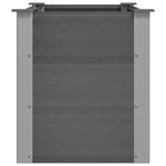 Garden Raised Bed WPC 100x50x54 cm Grey 43603