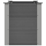 Garden Raised Bed WPC 100x50x54 cm Grey 43603