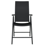 5 Piece Garden Dining Set Black 3099102