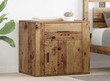 Bedside Cabinet Old Wood 35 x 50 x 60 cm Engineered Wood 881069