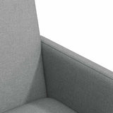 Dining Chairs with Wheels 2 pcs Light grey 57 x 66 x 94 cm 42017807