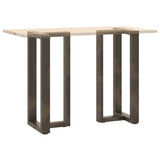 Bar Table Legs T-Shaped 2 pcs Black 50x35x cm Steel 4013079