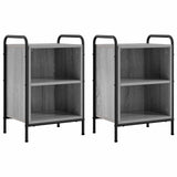 Bedside Cabinet 2 pcs Grey Sonoma 40 x 30 x 60 cm 8013513