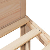 Bed Frame without Mattress 160x200 cm Solid Wood Pine 859229