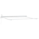 Retractable Awning Manual Anthracite 350 x 250 cm Fabric, Metal 3330220