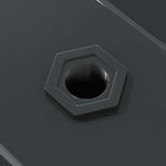 Wall Shelves 2 pcs 100x30x3 cm Black Stainless Steel 30288