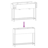 Raised Garden Planter Olive green 100 x 26 x 82 cm Steel 865879