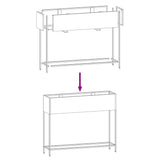 Raised Garden Planter Anthracite 100 x 26 x 82 cm Steel 865878