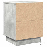 Bedside Cabinet 2 pcs Concrete Grey 39 x 34.5 x 50 cm 869601