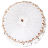 Balinese Parasol Cream 190 x 190 x 260 cm Cotton and solid wood 42006452