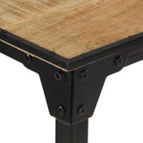Bar Table 150x55x107 cm Solid Rough Wood Mango 358937