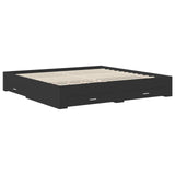 Bed Frame with Drawer Sonoma Oak 200 x 200 cm Engineered Wood 3411939